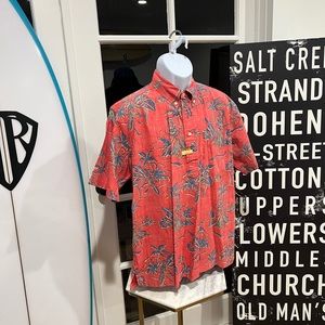 Reyn Spooner red Hawaiian shirt
